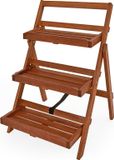 Casaria Plantenrek - FSC®-Gecertificeerd Acaciahout - 79x59x56cm Bruin