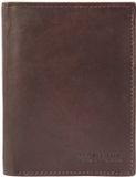 Excellanc Leren Billfold portemonnee heren Bruin