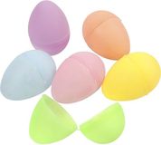 Merkloos Surprise paaseieren - 48x - pastel kleuren - 6 cm - kunststof