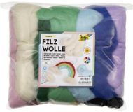 Folia Knutselvilt Set - Sprookjesachtige Wol in 12 Kleuren