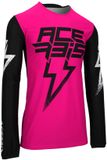 Acerbis X-Flex Blizzard Zwart Roze Cross Jersey Maat 2XL