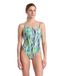 Arena Badpak met waterprint, voor dames, eendelig
