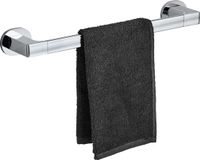 Wenko Handdoekhouder MARIBOR, 40 cm, Zilver, RVS/Verchroomd metaal, Montage zonder boren