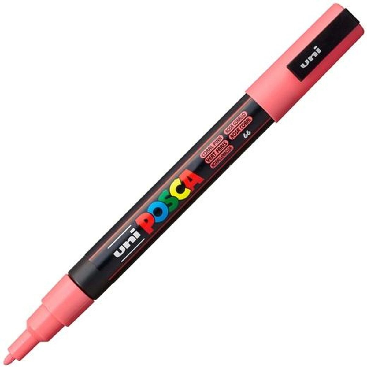 Posca Verfstift PC3M F koraal - 6 stuks