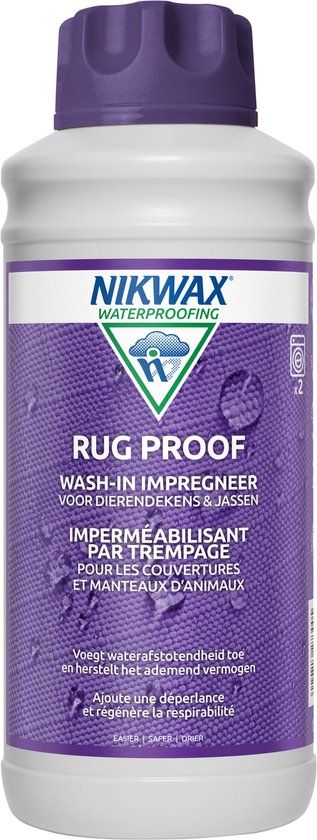 Nikwax Rug Proof Wash in waterproofing horse rugs 1L - 5020716273005