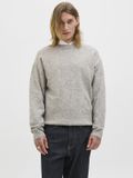 JACK&JONES JJESOHO OLLIE KNIT CREW NECK SN Heren Gebreide Truien Lichtgrijs Melange XS