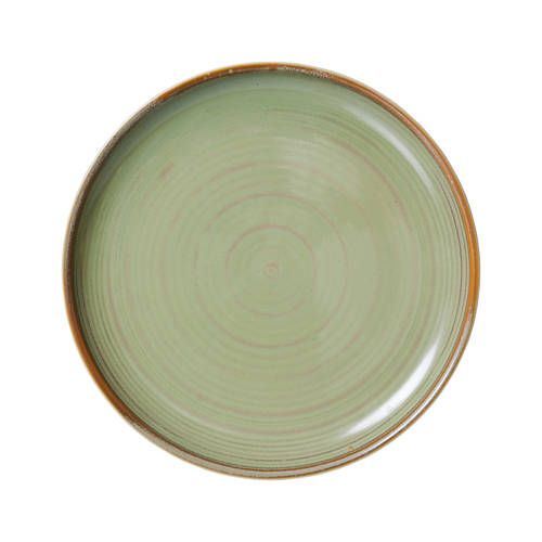 HK Living Chef Ceramics Breakfast Plate (Ø20 cm) - Green Porcelain