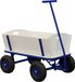 Sunny Billy Beach Wagon Blauw - Houten bolderkar met luchtbanden - 100 kg