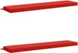vidaXL - Coussin de banc - SOEST - 2 pièces - 100% Polyester - Rouge - 180 x 40 x 8 cm