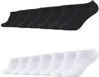 Camano Unisex Enkelsokken 14 paar Katoen Wit Mix 39-42