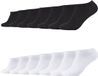 Camano Unisex Enkelsokken 14 paar Katoen Wit Mix 39-42