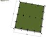 DD Hammocks Tarp 4x4 - Vert forêt