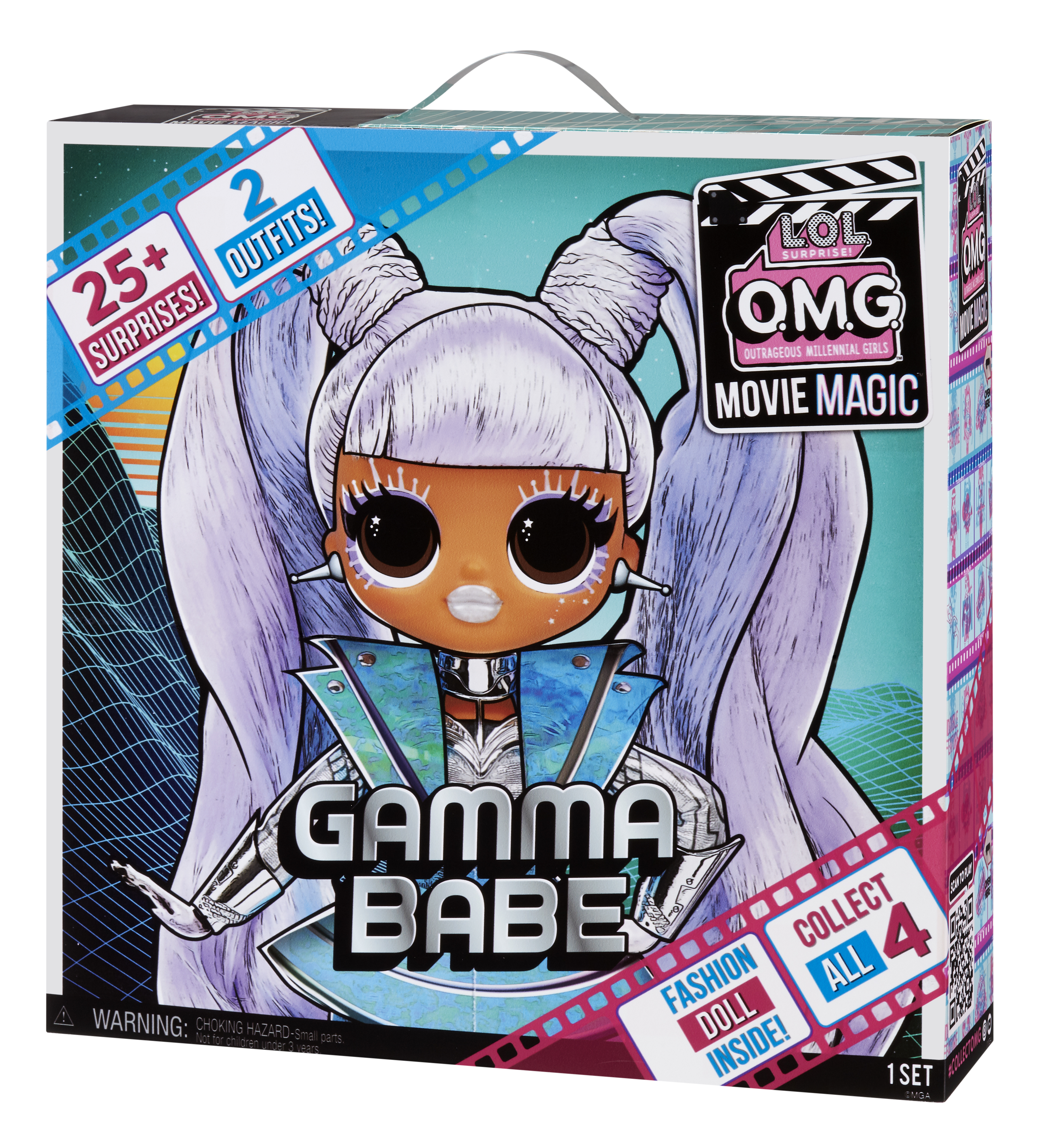 MGA Entertainment OMG Movie Magic Doll- Gamma Babe