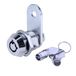 FJM MEI-2400al-ka buisslot met 1-1/8 inch cilinder en chromen afwerking, met sleutel, MEI-2400AS-KA