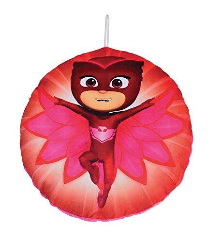 Disney kussen met opbergvak PJ Masks Owlette 36 cm roze