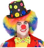 Finidi Hoge hoed clown met knopen