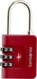 Samsonite combilock 3 dial TSA rood