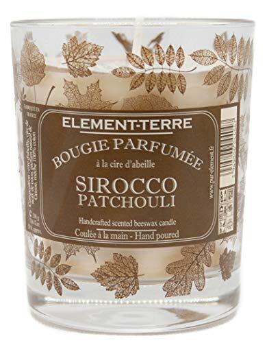 Element Sirocco patchouli geurkaars, 200 g, 50 uur