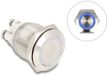 Delock Push Button for Installation 19 mm 4 x Screw Terminal LED blue