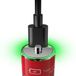 Yesido, 4x Piles Lithium AA 1430mAh 1.5V 2146mWh Rechargeable USB-C, Noir / Rouge