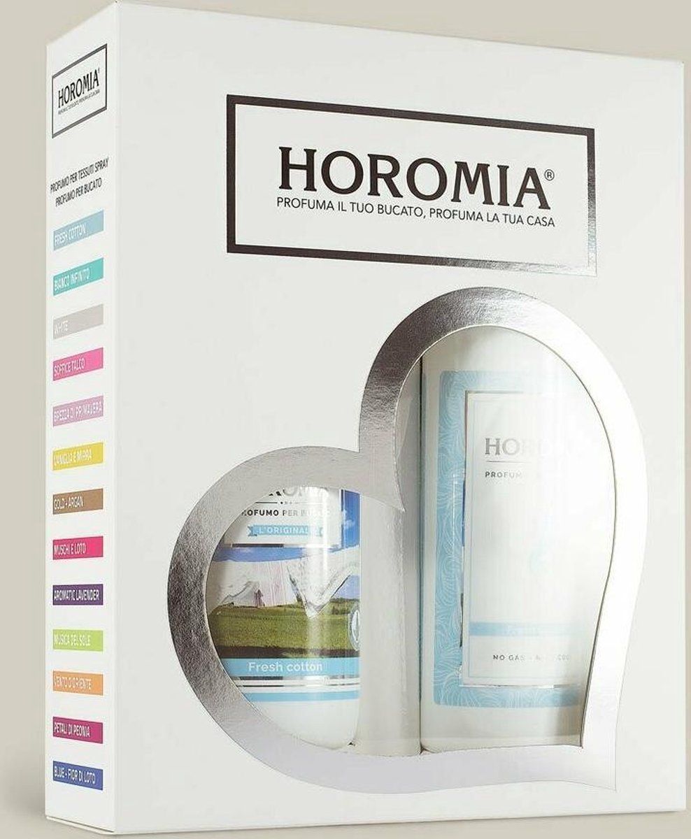 Horomia Wasparfum en textielspray geschenkset Horomia | Fresh Cotton