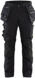 Blåkläder Werkbroek met stretch 1790-1370 - Zwart/Zwart - C50