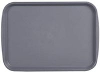 PADERNO 41860-43 Serveerdienblad, rechthoekig, ideaal voor buffet, fastfood en fastfood, kunststof, zwart, afmetingen: 30,7 x 43,5 cm
