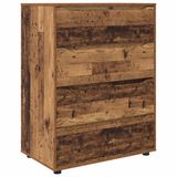 vidaXL Opbergkasten - 80 x 48 x 105 cm - Bewerkt hout - Oud Hout
