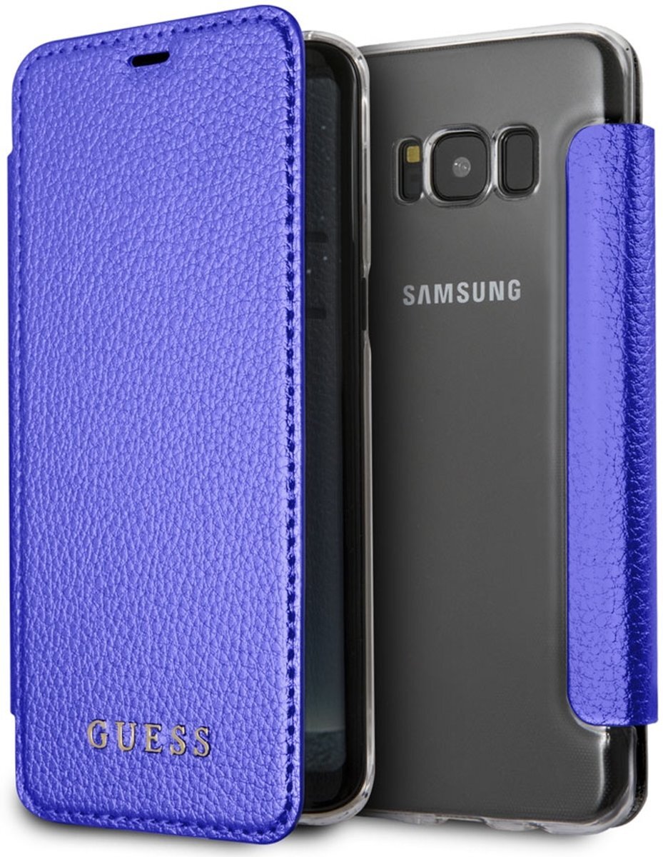 Cerruti 1881 Samsung Galaxy S8 hoesje - Guess - Blauw - Kunstleer