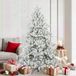 Prolenta Maison Exclusive Kunstkerstboom, wit, inklapbaar, 180 cm, PVC en staal