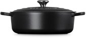Le Creuset Signature Braadpan Rond 30cm - Mat Zwart