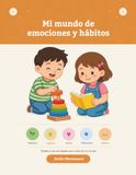 Mi mundo de emociones y hábitos: Cuaderno de actividades Montessori para niños de 6 a 8 años