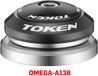 Token OMEGA Serie A - Geïntegreerde Stuurkop - 1-1/8" tot 1-3/8" - Premium Lagerringen