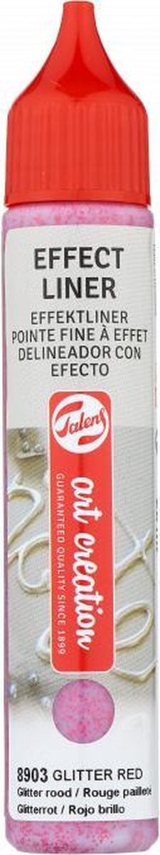 Royal Talens Talens Effect Liner/Dot Stift Glitter Red 28ml | 8903