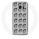 Maniacase Hoesje voor Samsung Galaxy S7 Standbeeld grijze achtergrond