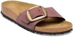 Birkenstock Madrid Big Buckle Pepper Vrouwen Nubuck Bordo 38