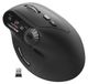 Merkloos Muis Verticale draadloze ergonomische muis - LCD-scherm - Oplaadbaar via Usb-c - Tot 4000 DPI - Zwart