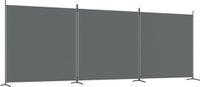 vidaXL Kamerscherm met 3 panelen 525x180 cm stof antracietkleurig