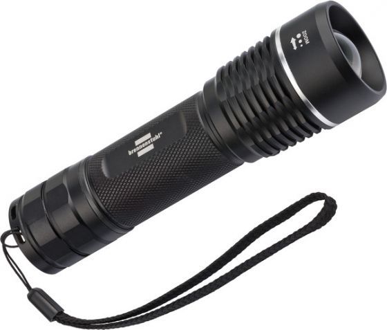 Brennenstuhl LuxPremium - Black Push Flashlight - 1250 lm - IP67 - Rechargeable