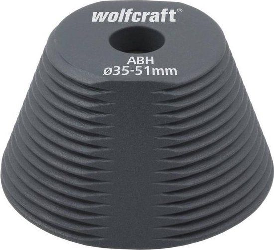Wolfcraft Boorhulpen, Ø 35 - 51 mm