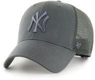 47 Brand - MLB - Baseball Cap - New York Yankees - Branson - MVP - Pet - Charcoal - Adjustable