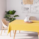 Soleil d'ocre Alix Rechthoekig Tafelkleed Anti-vlekken 160x270 cm Felgeel