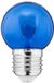 Thorgeon E27 LED Kogellamp | 1W 220/240V Blauw | 180°