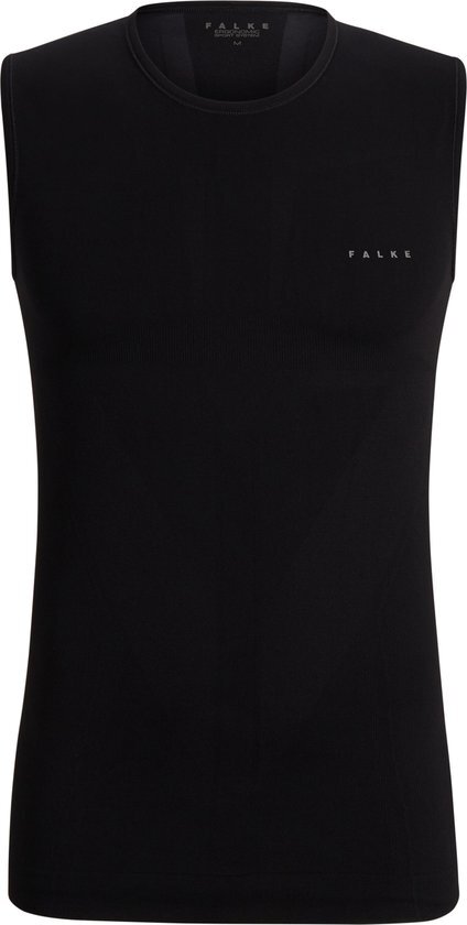 FALKE Ergonomic Sport System Falke Singlet Tight Shirt Heren Sportshirt - Zwart - XL