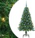 vidaXL Kunstkerstboom Groen 150 cm PVC en Staal en Kunststof
