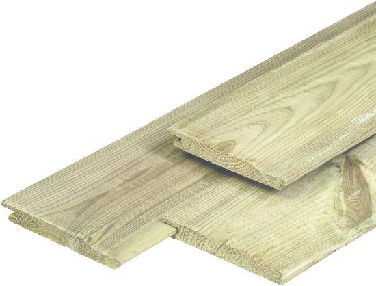 Merkloos 1.6x14.0x400cm geschaafd, onbehandeld
