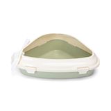Kattenbak met schep, compact ontwerp, eenvoudige reiniging, robuust materiaal, ideaal voor de hygiëne en het comfort van je huisdier.