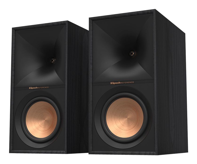 Klipsch Reference R-60M Boekenplank Speakers - Zwart (Set van 2)
