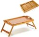 3623 Quttin Opvouwbaar dienblad voor bed Bamboe (50 X 30 cm)