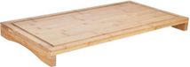 Planche à découper - bambou bois - 4,3 x 28 x 54 cm - ustensile de cuisine - couper du pain - planches à découper
